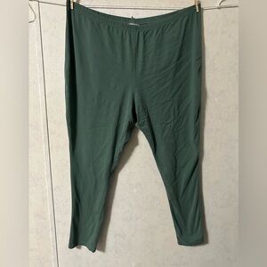 Woman Within Green Knit Pants